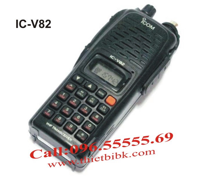 Bộ đàm iCOM IC-V82 VHF dùng cho bảo vệ