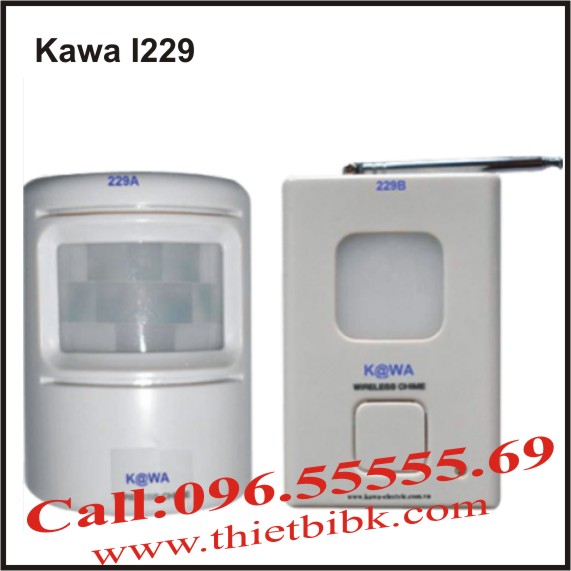 Chuông báo khách cảm ứng Kawa I229