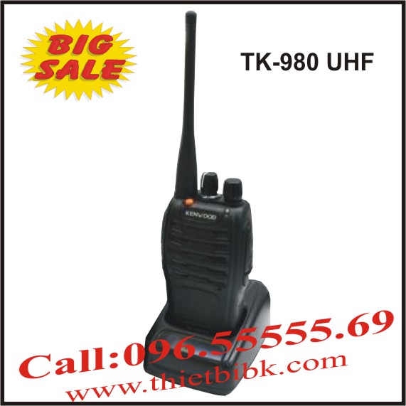 Bộ đàm cầm tay Kenwood TK-980 UHF