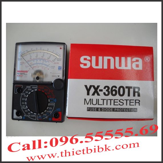 Đồng hồ kim vạn năng Sunwa YX360TR