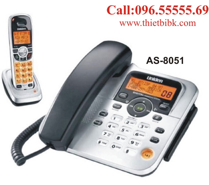 Điện thoại không dây UNIDEN AS-8051 dùng cho gia đình