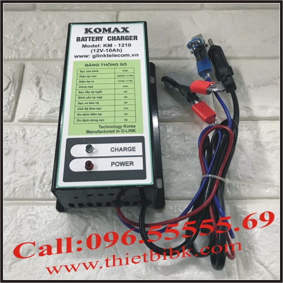 Sạc ắc quy tự động KOMAX KM-1210 12V 100Ah