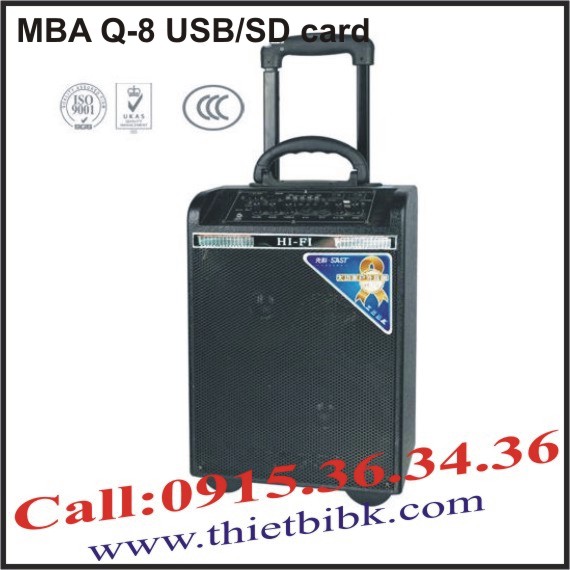 Máy trợ giảng Professional Audio MBA Q-8 USB/SD card