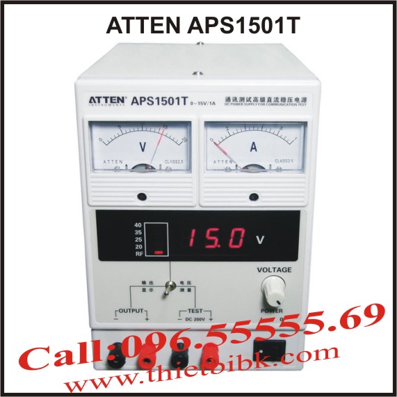 Máy cấp nguồn và đo sóng ATTEN APS1501T