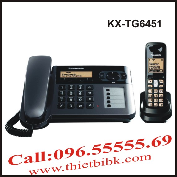 Điện thoại kéo dài Panasonic KX-TG6451