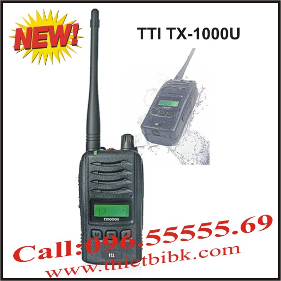 Bộ đàm chống nước chuyên dụng TTI TX-1000U