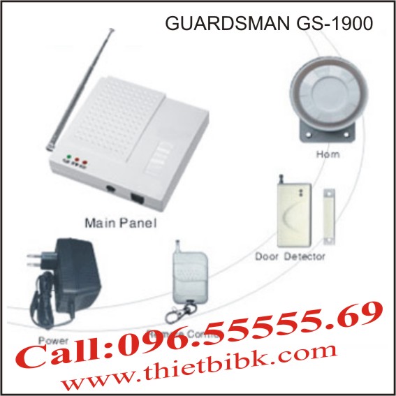 Hệ thống báo động không dây GUARDSMAN GS-1900