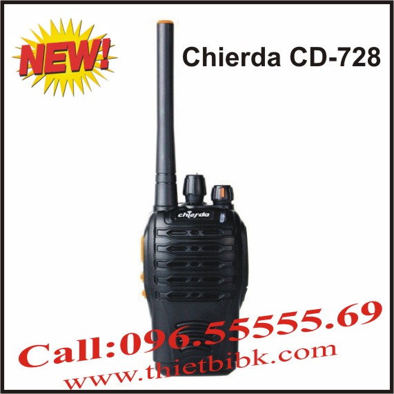 Bộ đàm Chierda CD-728 Waterproof 8Watt
