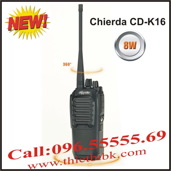 Bộ đàm Chierda CD-K16 8Watt High Power