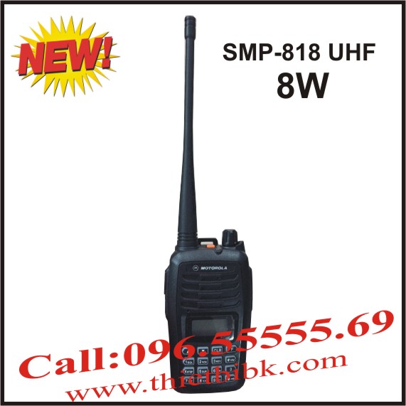 Bộ đàm Motorola SMP-818 UHF 8W