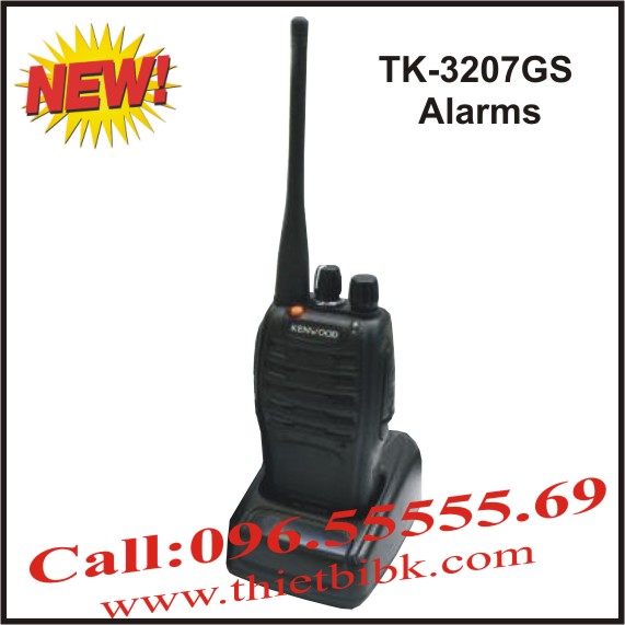 Bộ đàm cầm tay Kenwood TK-3207GS Alarms
