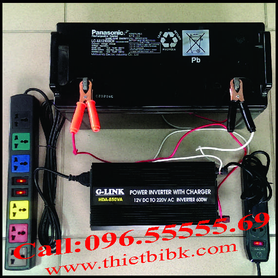 Bộ kích điện và sạc ắc quy tự động G-LINK HDA-850VA 600W