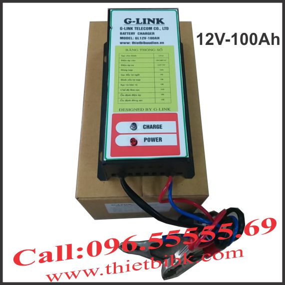 Bộ Sạc ắc quy tự động G-LINK 12V-100Ah