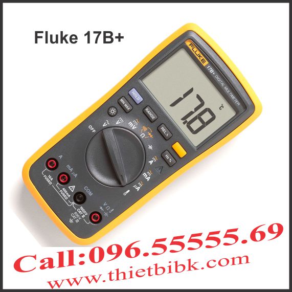 Đồng hồ vạn năng hiển thị số Fluke 17B plus 4000V 10A