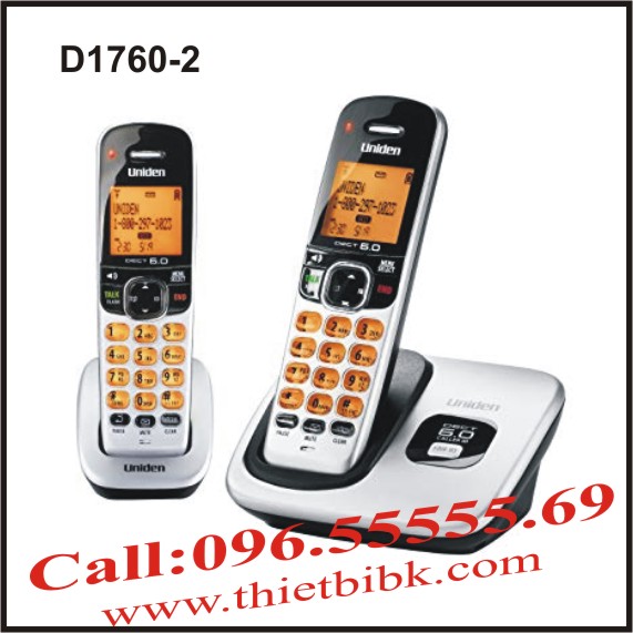 Điện thoại không dây UNIDEN D1760-2