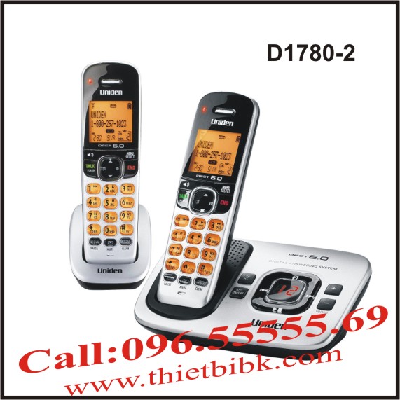 Điện thoại không dây UNIDEN D1780-2